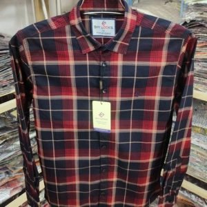 Indian Premium Cotton Double Part Check Shirt (full sleeve)